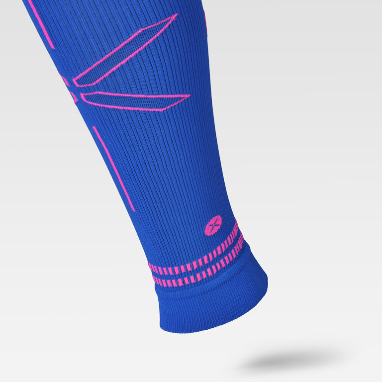 Calf Sleeves Women Blue/Pink