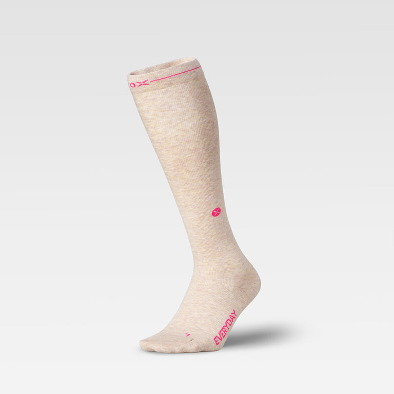 Cotton Everyday Socks Women Sand/Pink