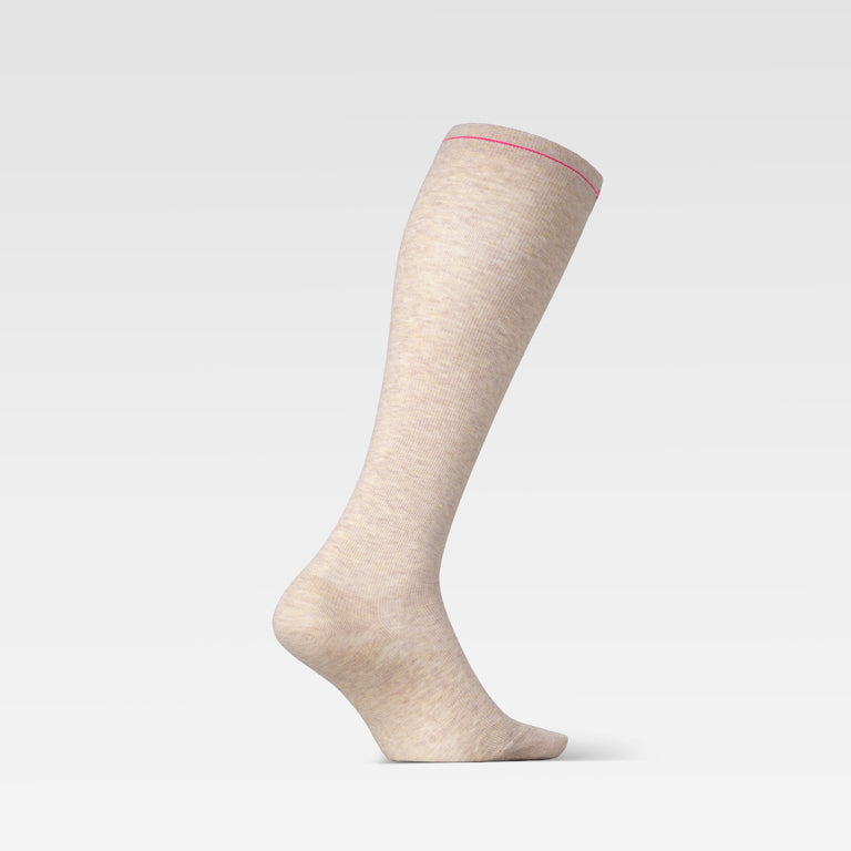 Cotton Everyday Socks Women Sand/Pink