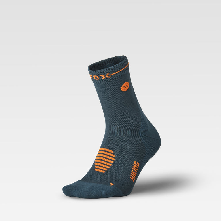 Dryarn® Hiking Ankle Socks Men Petrol/Orange