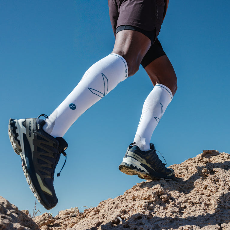 Dryarn® Hiking Socks Men White/Petrol