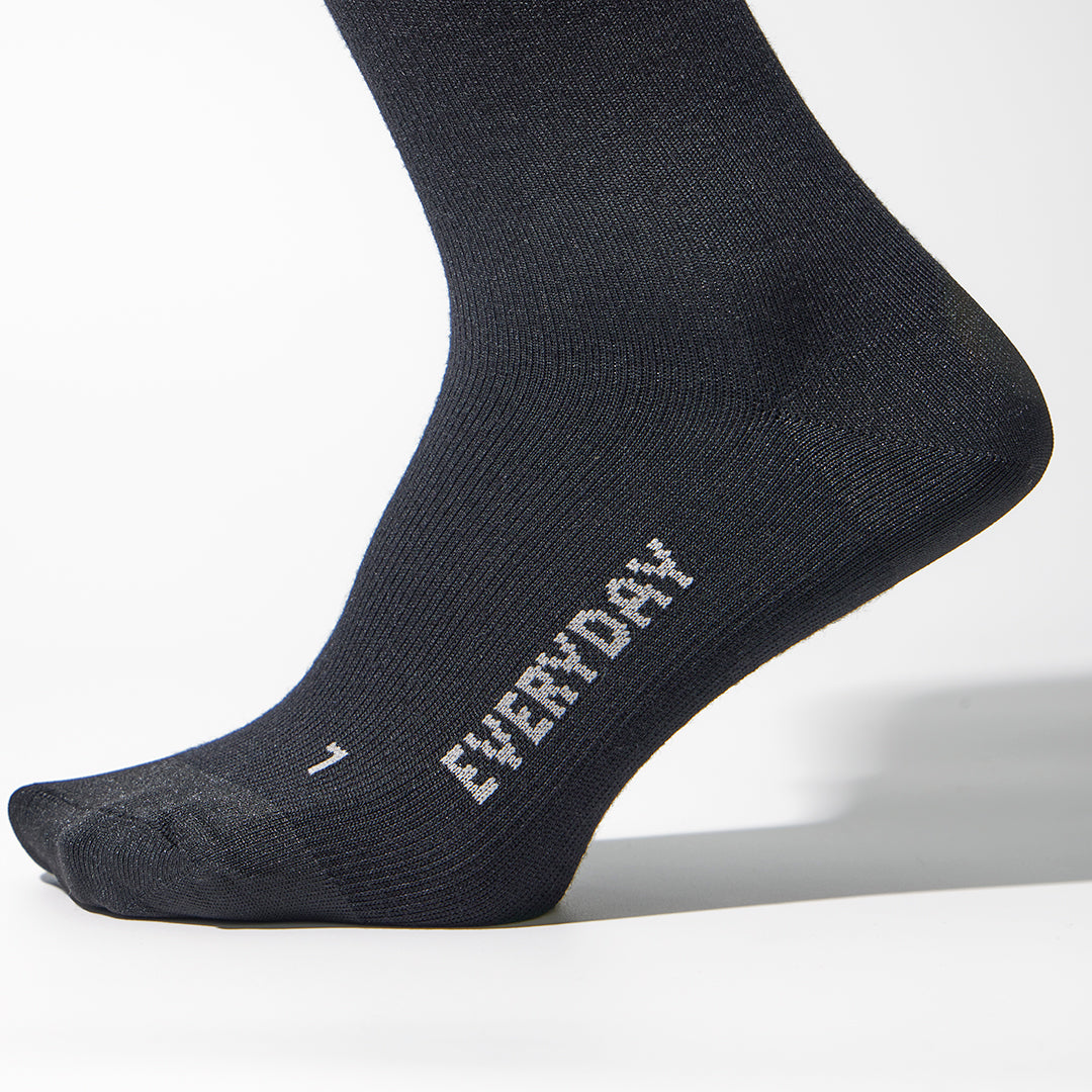 Merino Everyday Socks Men 2-Pack Black/Grey