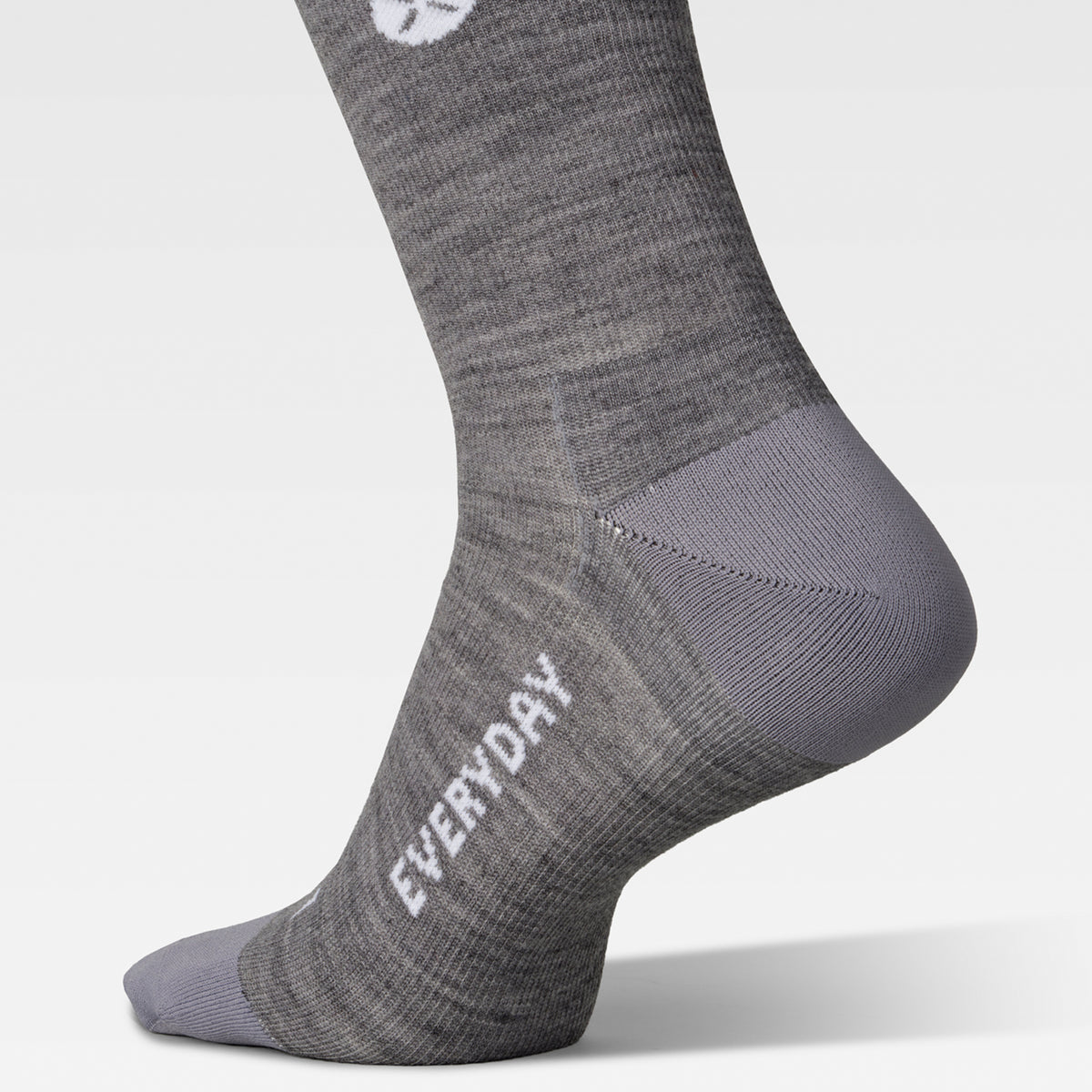 Merino Everyday Socks Men 2-Pack Silver Grey/White