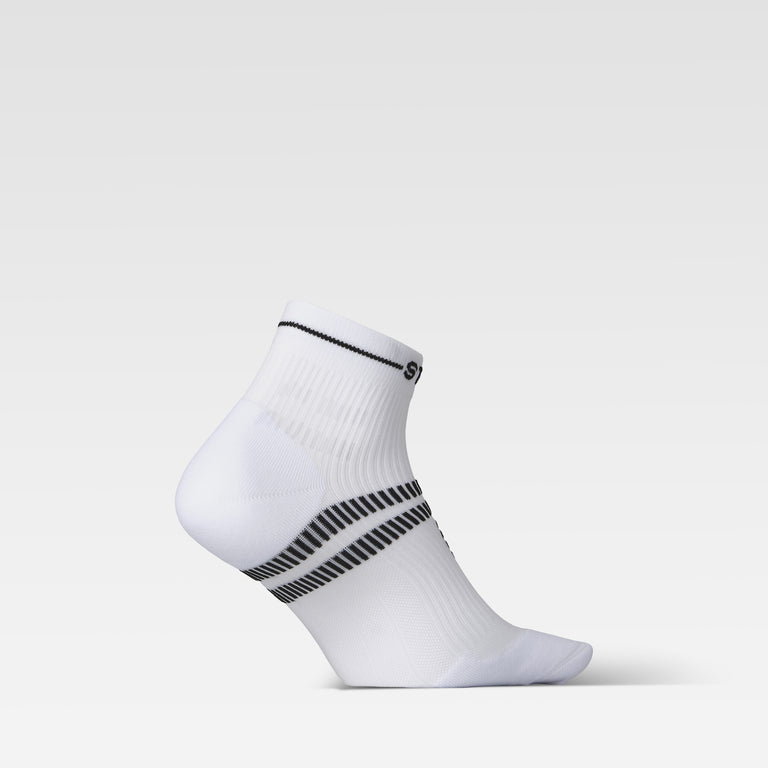 Running Low-Cut Socks Men Black/White