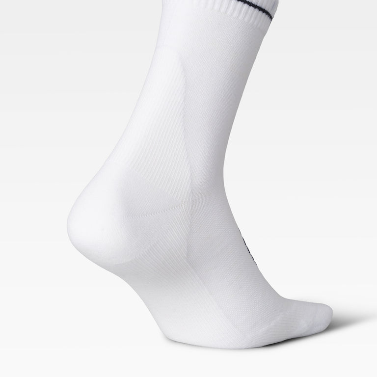 Merino Hiking Ankle Socks Women White/Navy