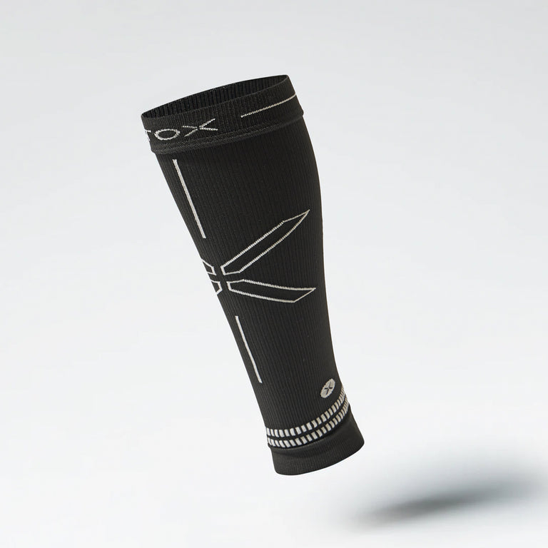 Calf Sleeves Men Black/Light Grey