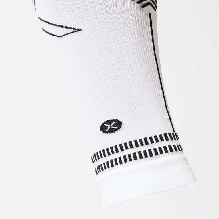 Calf Sleeves Men White/Black