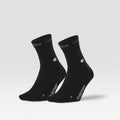 Cotton Everyday Ankle Socks Women 2-Pack Black/White