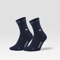 Cotton Everyday Ankle Socks Men 2-Pack Navy/White