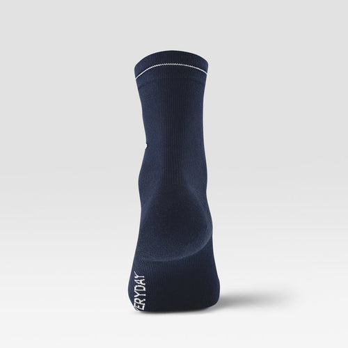 Cotton Everyday Ankle Socks Men Navy/White