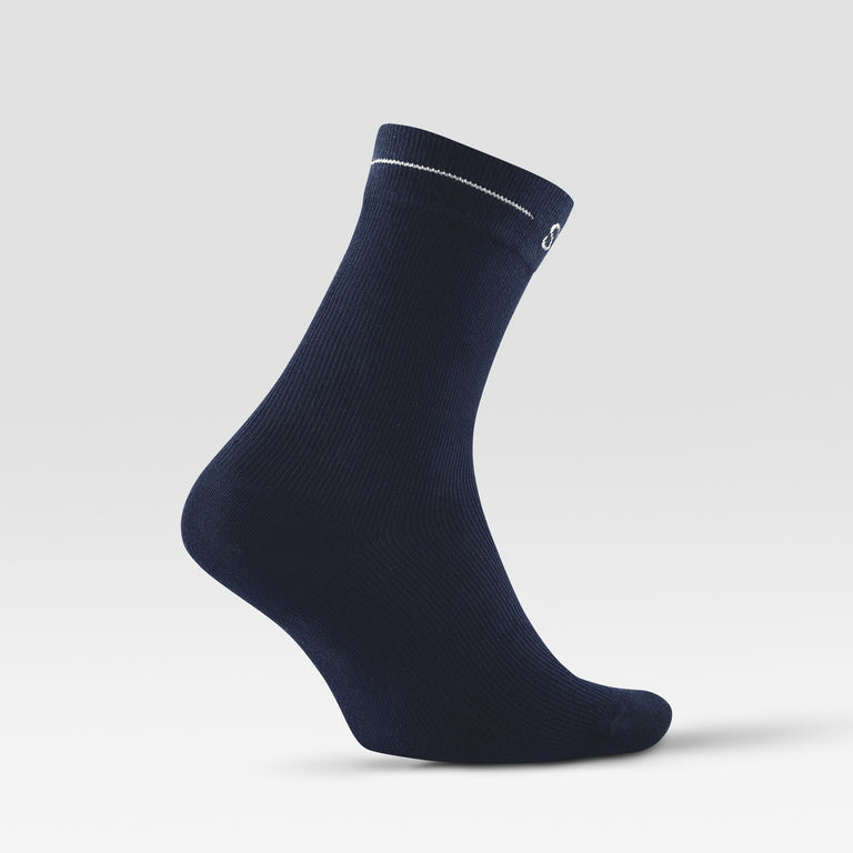Cotton Everyday Ankle Socks Men 2-Pack Navy/White