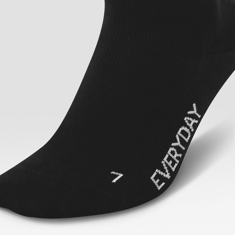 Cotton Everyday Ankle Socks Women Black/White