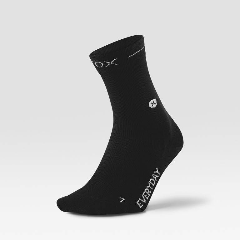 Cotton Everyday Ankle Socks Women Black/White