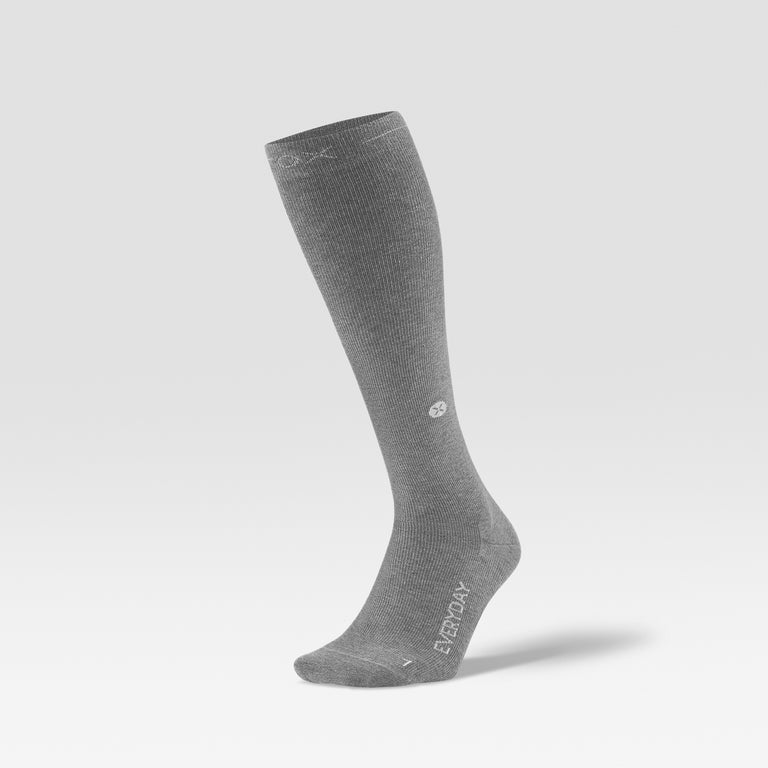 Cotton Everyday Socks Women Midgrey/White