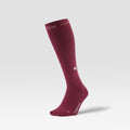 Cotton Everyday Socks Women Bordeaux/White