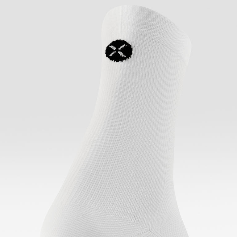 Cycling Mid-Calf Socks Women White/Black