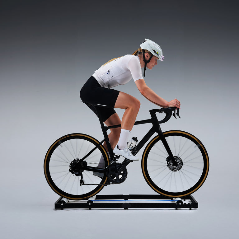 Cycling Mid-Calf Socks Women Black/White