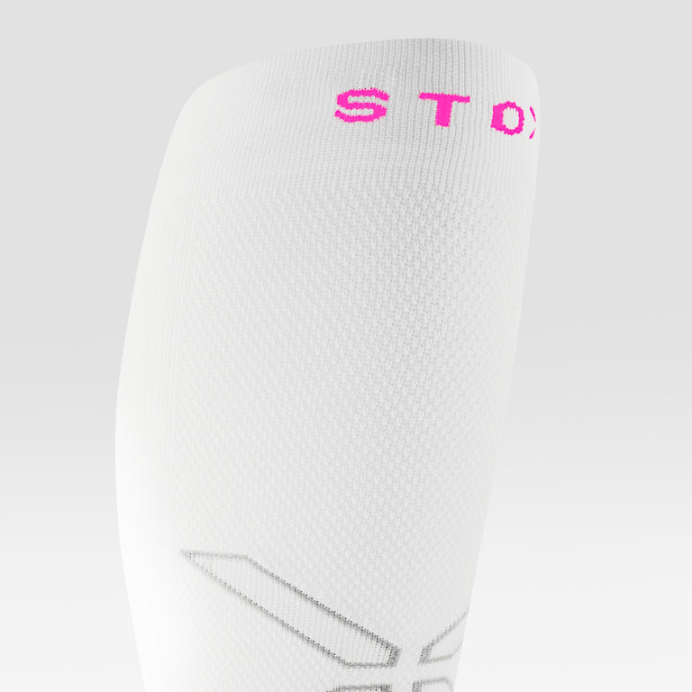 Cycling Socks Women White/Pink