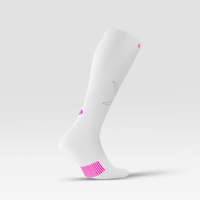 Cycling Socks Women White/Pink