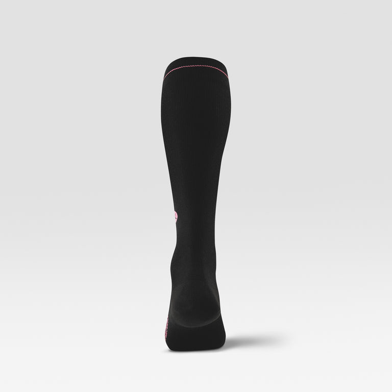 Merino Everyday Socks Women Black/Fuchsia