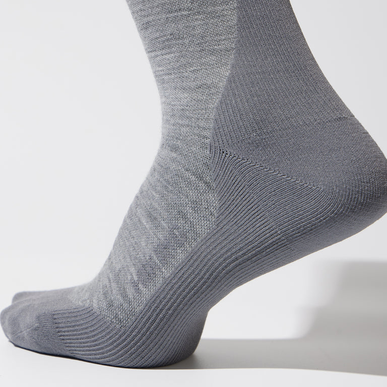 Merino Hiking Ankle Socks Women Mid Grey/Grey
