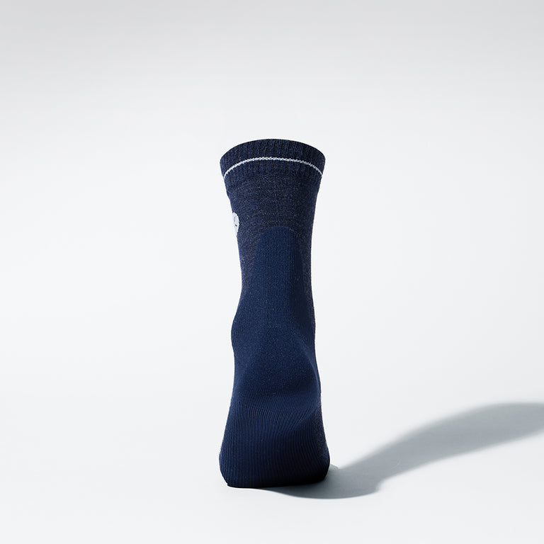 Merino Hiking Ankle Socks Women Blue/Light Grey
