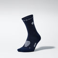 Merino Hiking Ankle Socks Women Blue/Light Grey