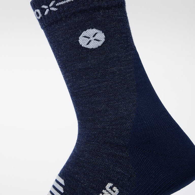 Merino Hiking Ankle Socks Women Blue/Light Grey