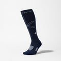 Merino Hiking Socks Women Blue/Light Grey