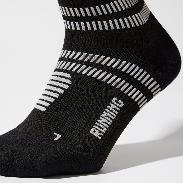 Running Ankle Socks Men Black/Light Grey