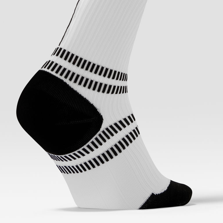 Running Socks Men White/Black