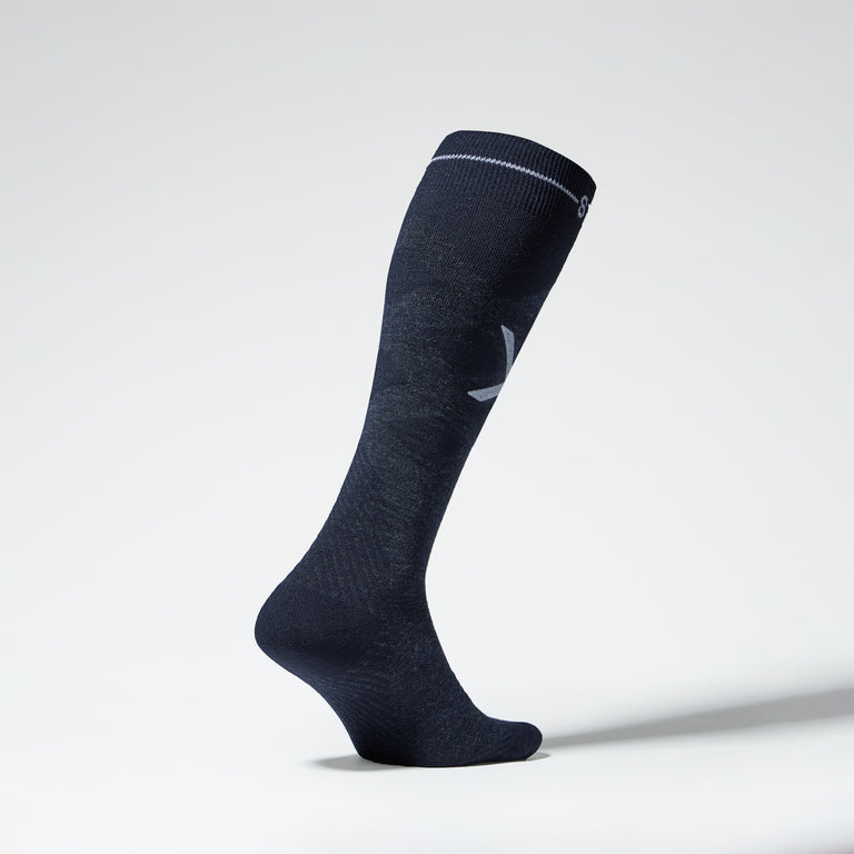 Merino Skiing Socks Women Navy/White