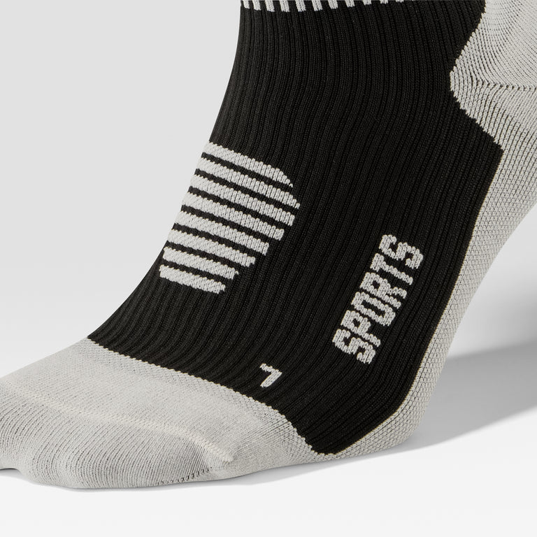 Sports Ankle Socks Women Black/Light Grey