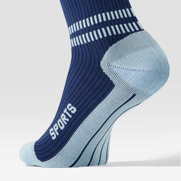 Sports Ankle Socks Women Blue/Blue
