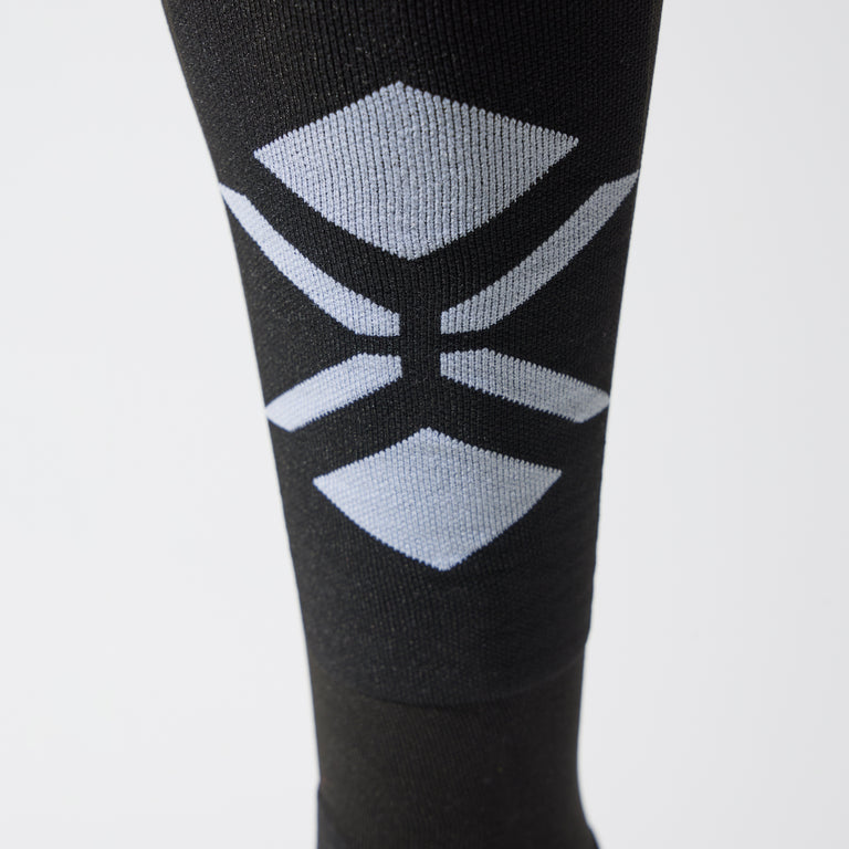 Ultralight Skiing Socks Women Black/White