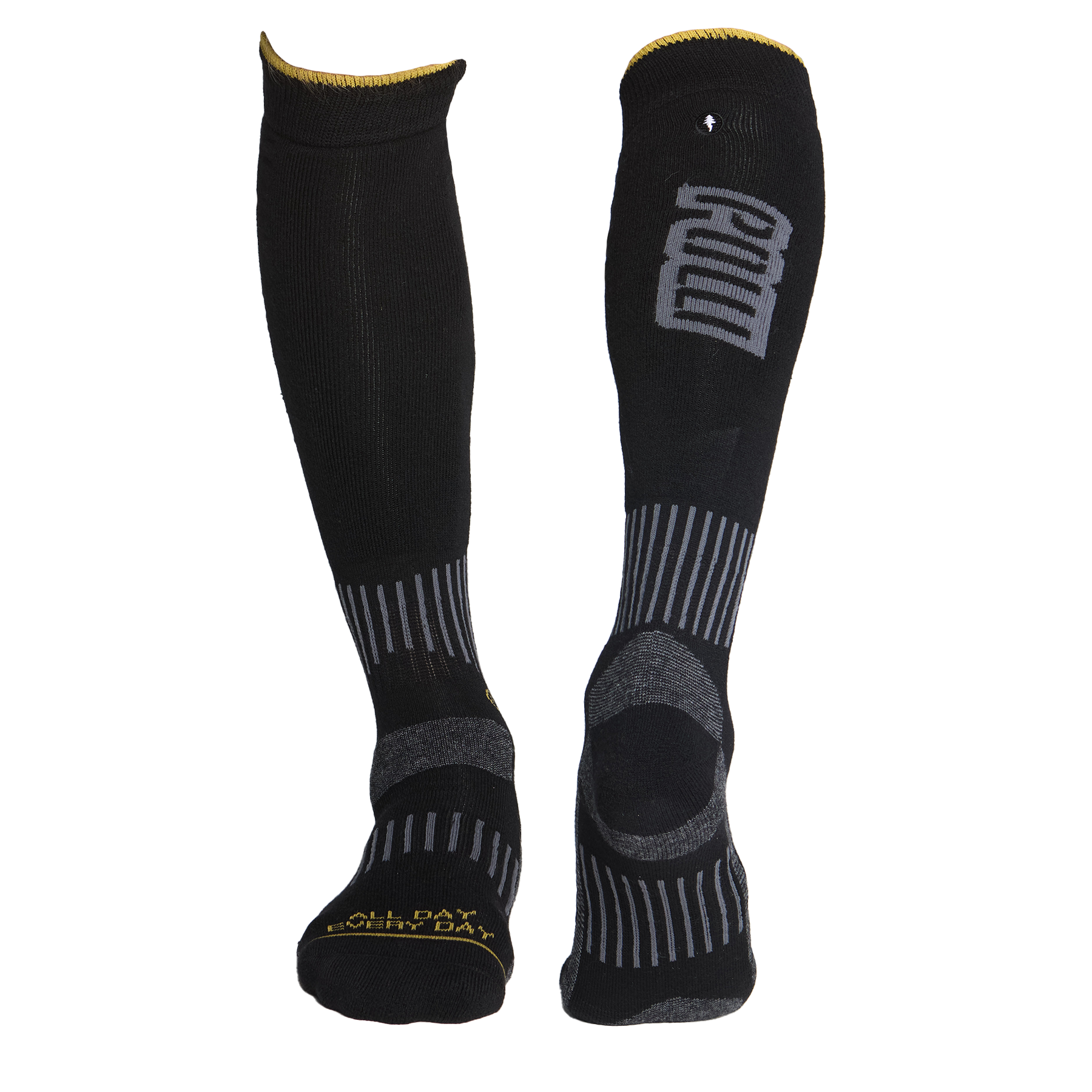 Pow Merino Stealth Sock Black