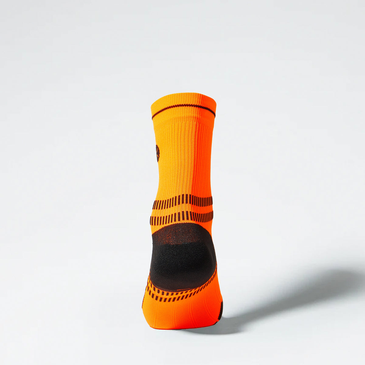 Running Ankle Socks Men Orange Fluo/Black