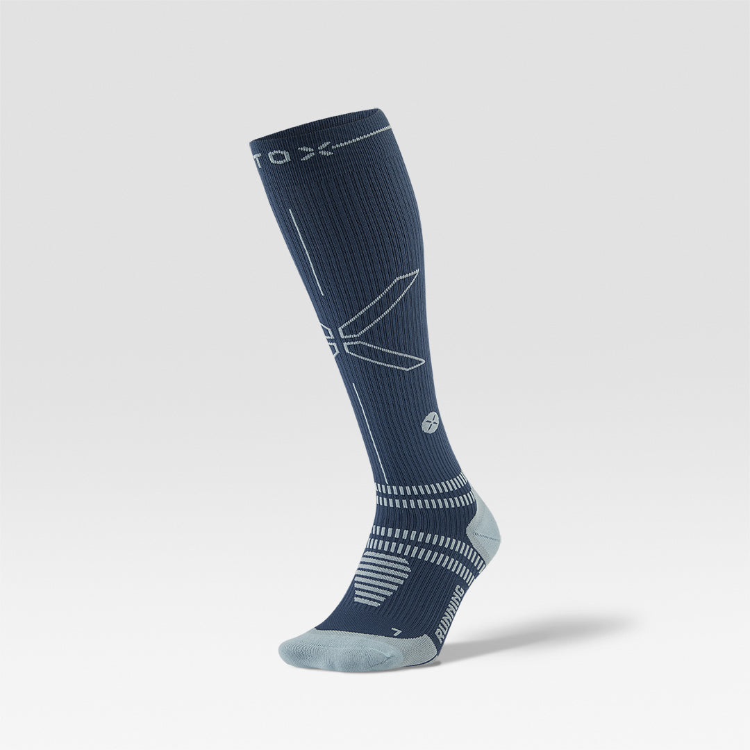 Running Socks Women Blue/Light Blue