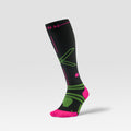 Running Socks Women Charcoal/Fuchsia