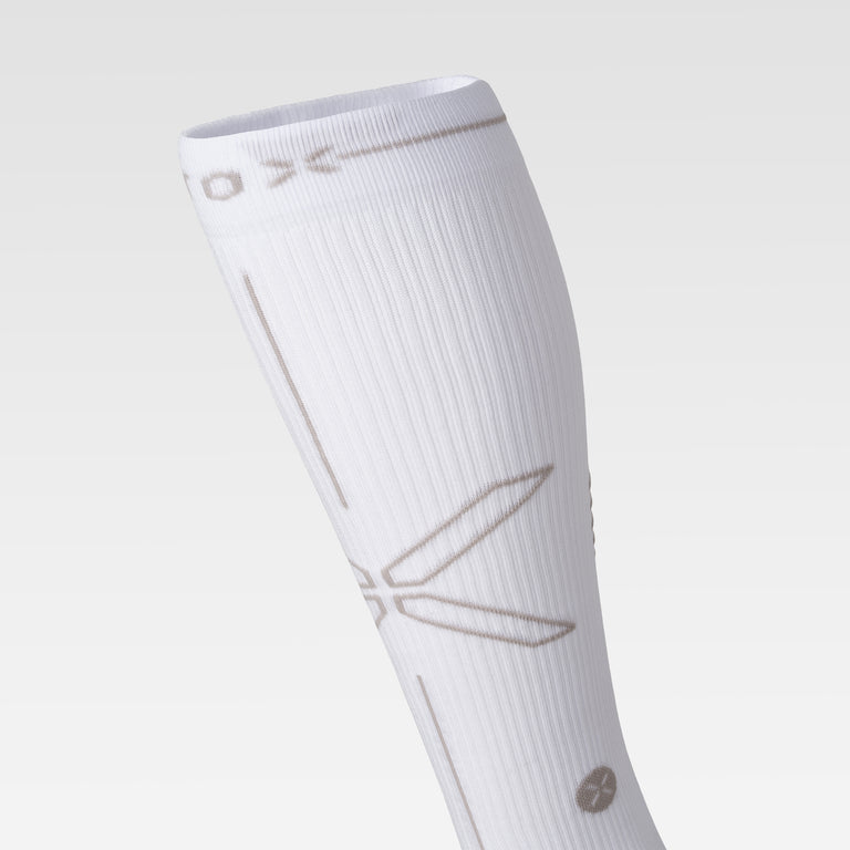 Running Socks Men White/Grey