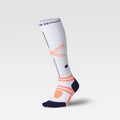 Running Socks Women White/Orange