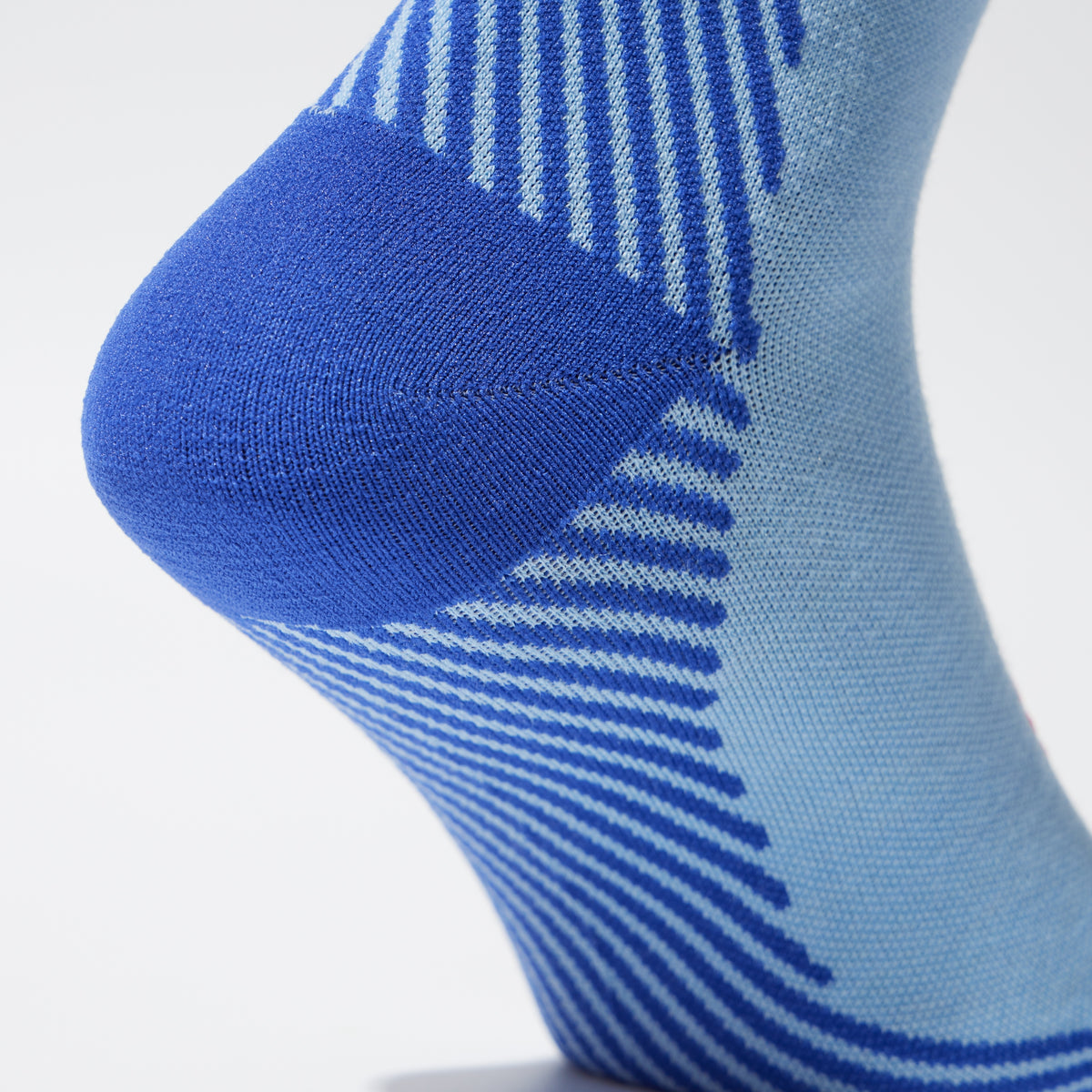 Merino Skiing Socks Men Sky Blue/Orange Fluo
